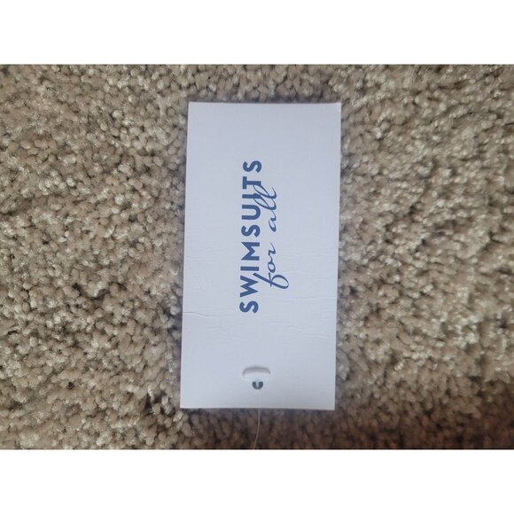 NWT‎ Swimsuit For All Women's Floral Strapped Bathing Suit Tankini Size 10C/D - Picture 7 of 7